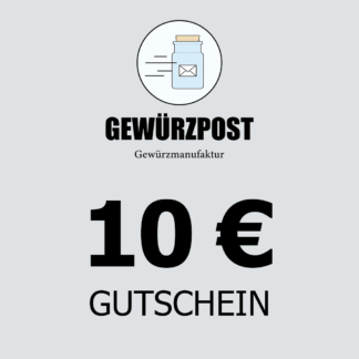 10 Euro Gutschein - Gewürzpost.de