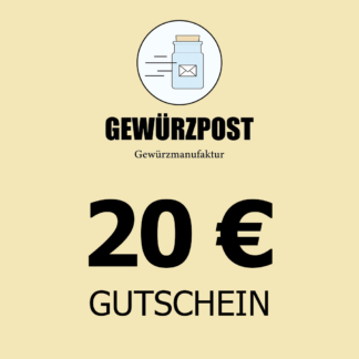 20 Euro Gutschein - Gewürzpost.de